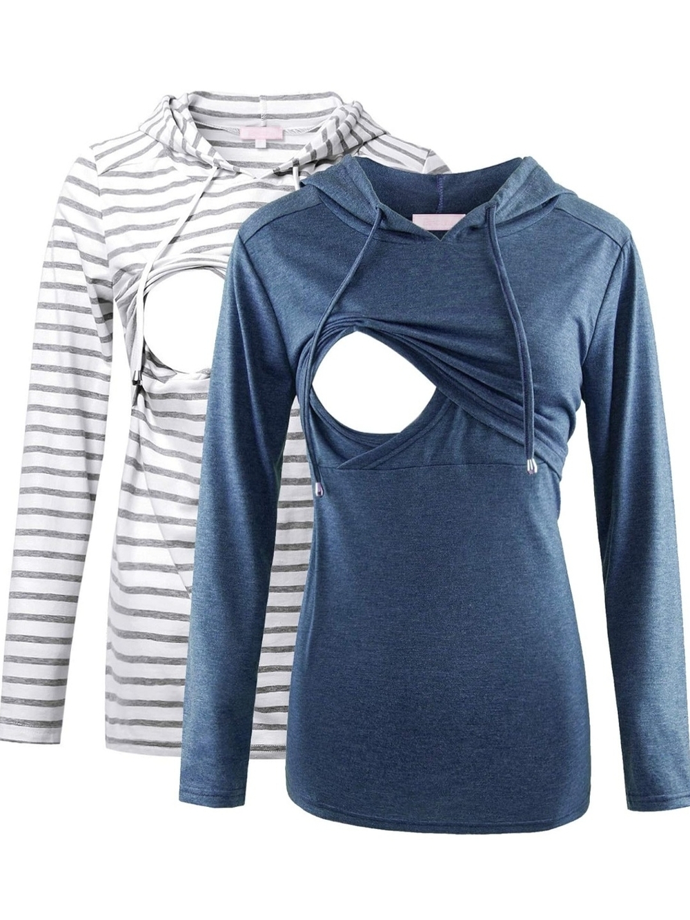 Bhome Materity Nursing Shirts Long Sleeve Hoodies Breastfeeding SweatshirtS (2)